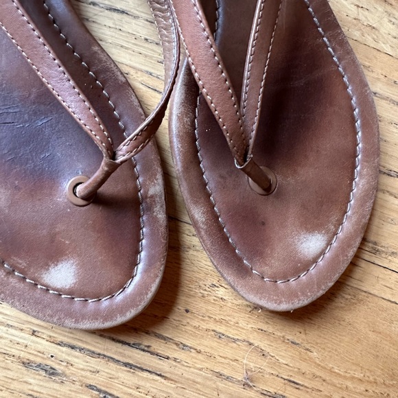 Tory Burch brown sling back thong sandals - Picture 9 of 10